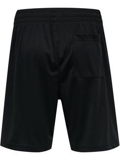 Rückansicht von hummel hmlREFEREE CHEVRON SHORTS Funktionsshorts Herren BLACK