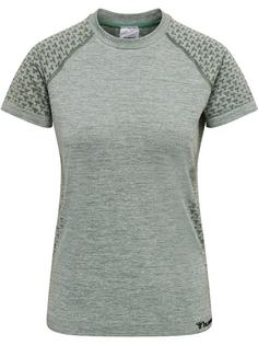 hummel hmlCI SEAMLESS T-SHIRT Funktionsshirt Damen LILY PAD MELANGE