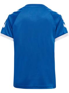 Rückansicht von hummel hmlCORE VOLLEY TEE KIDS Funktionsshirt Kinder TRUE BLUE