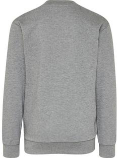 Rückansicht von hummel HMLDOS SWEATSHIRT Funktionssweatshirt Kinder MEDIUM MELANGE