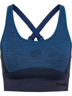 hummel hmlCLEA SEAMLESS SPORTS TOP Funktionstop Damen INSIGNIA BLUE MELANGE