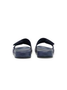 Rückansicht von hummel LARSEN SLIPPER VC Badelatschen DRESS BLUE/WHITE