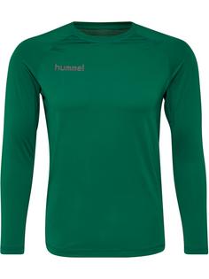 hummel HML FIRST PERFORMANCE JERSEY L/S Funktionsshirt Herren EVERGREEN