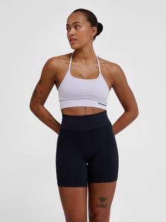 Rückansicht von hummel hmlTIFFY SEAMLESS SPORTS TOP Funktionstop Damen THISTLE