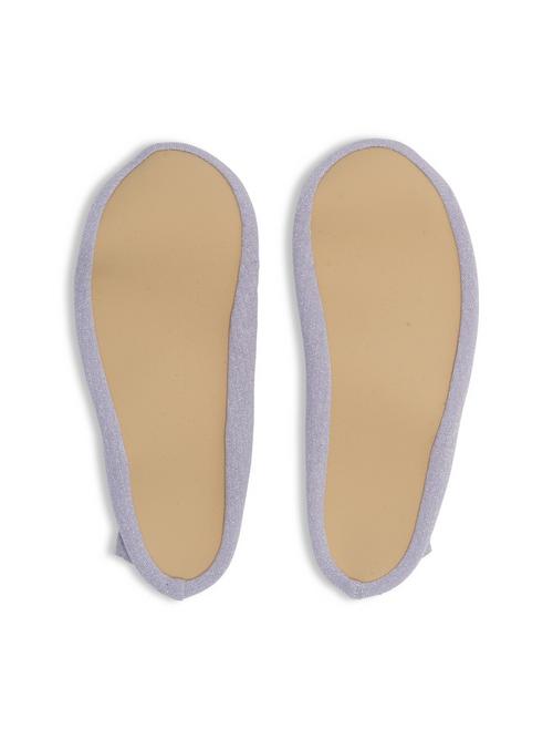 Rückansicht von hummel HUMMEL GYM SHOE Slipper Kinder LAVENDER GRAY