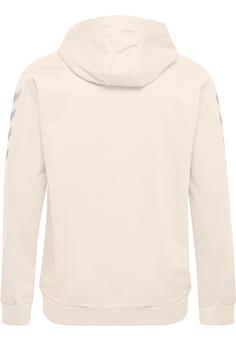Rückansicht von hummel HMLGO KIDS COTTON HOODIE Hoodie Kinder EGRET MELANGE
