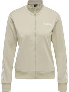 hummel hmlLEGACY POLY WOMAN ZIP JACKET Funktionssweatshirt Damen PUMICE STONE