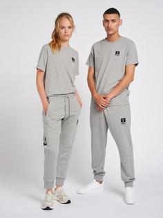Rückansicht von hummel hmlLGC GRAHAM T-SHIRT T-Shirt GREY MELANGE