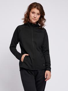 Rückansicht von hummel hmlESSI ZIP JACKET Funktionssweatshirt Damen BLACK
