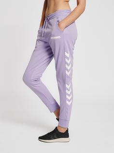 Rückansicht von hummel hmlLEGACY POLY WOMAN REGULAR PANTS Trainingshose Damen HEIRLOOM LILAC