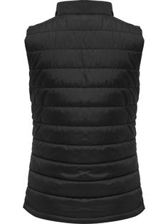 Rückansicht von hummel hmlNORTH WAISTCOAT WOMAN Gilet Damen BLACK/ASPHALT