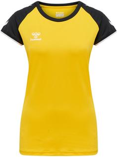 hummel hmlCORE VOLLEY STRETCH TEE WO Funktionsshirt Damen BLAZING YELLOW