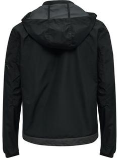 Rückansicht von hummel hmlNORTH SHELL JACKET Trainingsjacke Herren BLACK/ASPHALT