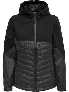 hummel hmlNORTH HYBRID JACKET WOMAN Trainingsjacke Damen BLACK/ASPHALT