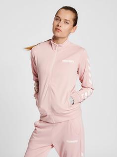 Rückansicht von hummel hmlLEGACY POLY WOMAN ZIP JACKET Funktionssweatshirt Damen CHALK PINK