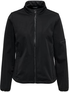 hummel hmlNORTH SOFTSHELL JACKET WOMAN Trainingsjacke Damen BLACK/ASPHALT