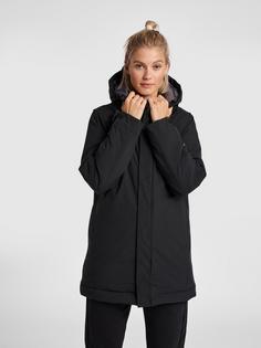 Rückansicht von hummel hmlNORTH PARKA JACKET WOMAN Trainingsjacke Damen BLACK/ASPHALT