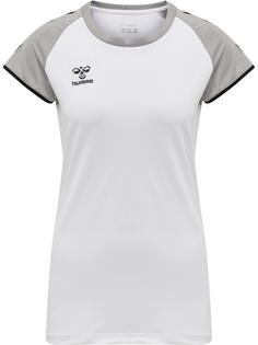 hummel hmlCORE VOLLEY STRETCH TEE WO Funktionsshirt Damen WHITE