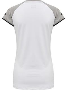 Rückansicht von hummel hmlCORE VOLLEY STRETCH TEE WO Funktionsshirt Damen WHITE