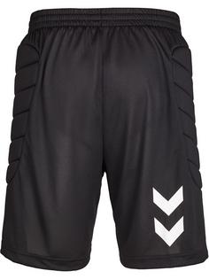 Rückansicht von hummel ESSENTIAL GK SHORTS W PADDING Funktionsshorts Kinder BLACK