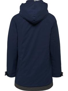Rückansicht von hummel hmlNORTH PARKA JACKET WOMAN Trainingsjacke Damen MARINE