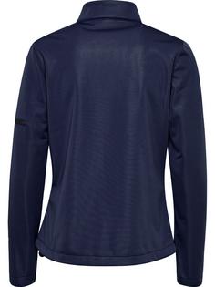 Rückansicht von hummel hmlNORTH SOFTSHELL JACKET WOMAN Trainingsjacke Damen MARINE