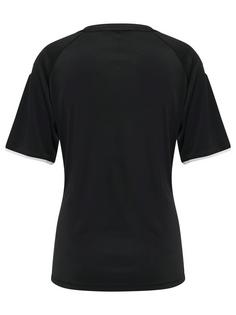 Rückansicht von hummel hmlCORE VOLLEY TEE WO Funktionsshirt Damen BLACK