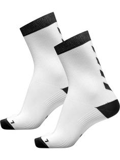 hummel ELEMENT INDOOR SPORT SOCK 2 PACK Sportsocken WHITE/BLACK