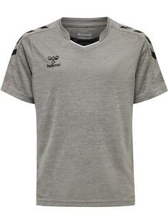 hummel hmlCORE XK POLY JERSEY S/S KIDS Funktionsshirt Kinder GREY MELANGE