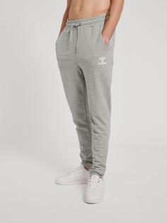 Rückansicht von hummel hmlISAM 2.0 TAPERED PANTS Hose Herren GREY MELANGE