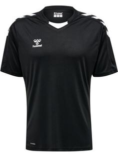 hummel hmlCORE XK POLY JERSEY S/S Funktionsshirt Herren BLACK