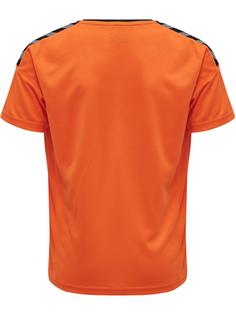 Rückansicht von hummel hmlAUTHENTIC KIDS POLY JERSEY S/S Funktionsshirt Kinder TANGERINE