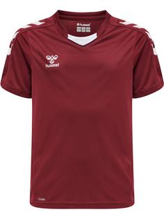 hummel hmlCORE XK POLY JERSEY S/S KIDS Funktionsshirt Kinder MAROON