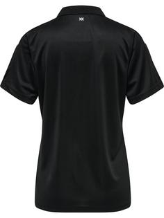Rückansicht von hummel hmlCORE XK FUNCTIONAL POLO WOMAN Funktionsshirt Damen BLACK