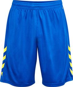 hummel hmlCORE XK POLY SHORTS Funktionsshorts Herren TRUE BLUE/BLAZING YELLOW