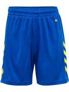 hummel hmlCORE XK POLY SHORTS KIDS Funktionsshorts Kinder TRUE BLUE/BLAZING YELLOW