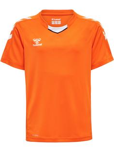 hummel hmlCORE XK POLY JERSEY S/S KIDS Funktionsshirt Kinder ORANGE TIGER