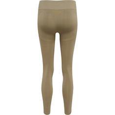 Rückansicht von hummel hmlMT UNA SEAMLESS MID WAIST TIGHTS Tights Damen VETIVER