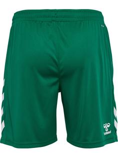 Rückansicht von hummel hmlCORE XK POLY SHORTS Funktionsshorts Herren EVERGREEN