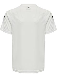 Rückansicht von hummel hmlCORE XK POLY JERSEY S/S KIDS Funktionsshirt Kinder WHITE