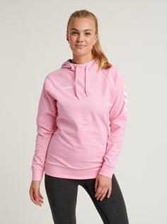 Rückansicht von hummel HMLGO COTTON HOODIE WOMAN Hoodie Damen COTTON CANDY