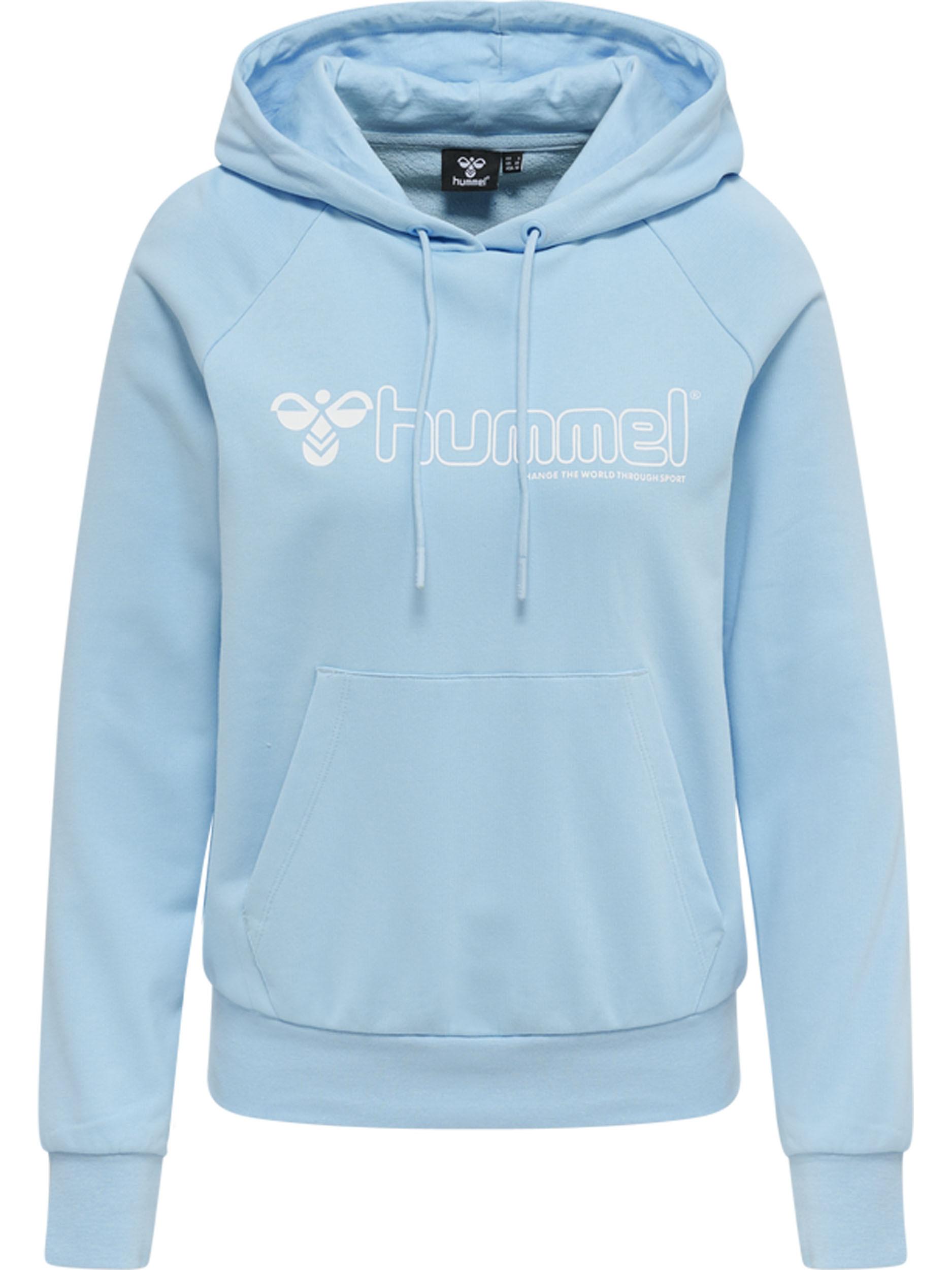 Hummel HMLGO Kapuzenpullover Damen - Bequemer Hoodie Mit Fischgräten