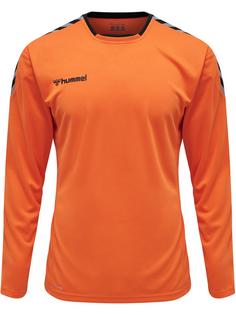hummel hmlAUTHENTIC POLY JERSEY L/S Funktionsshirt Herren TANGERINE