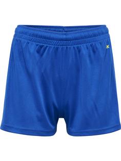 hummel hmlCORE XK POLY SHORTS WOMAN Funktionsshorts Damen TRUE BLUE/BLAZING YELLOW
