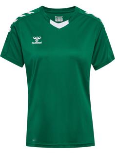 hummel hmlCORE XK POLY JERSEY S/S WOMAN Funktionsshirt Damen EVERGREEN