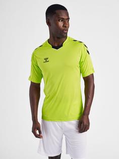 Rückansicht von hummel hmlCORE XK POLY JERSEY S/S Funktionsshirt Herren LIME POPSICLE