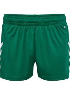 hummel hmlCORE XK POLY SHORTS WOMAN Funktionsshorts Damen EVERGREEN