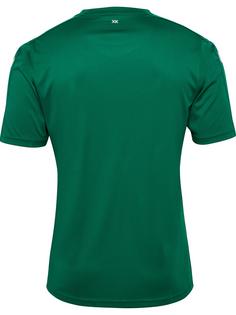 Rückansicht von hummel hmlCORE XK POLY JERSEY S/S Funktionsshirt Herren EVERGREEN