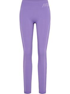 hummel hmlTE CHRISTEL SEAMLESS MW TIGHTS Tights Damen PAISLEY PURPLE/LAVENDER MELANG