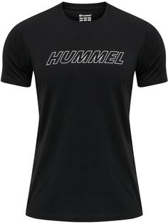 hummel hmlTE CALLUM COTTON T-SHIRT Funktionsshirt Herren BLACK
